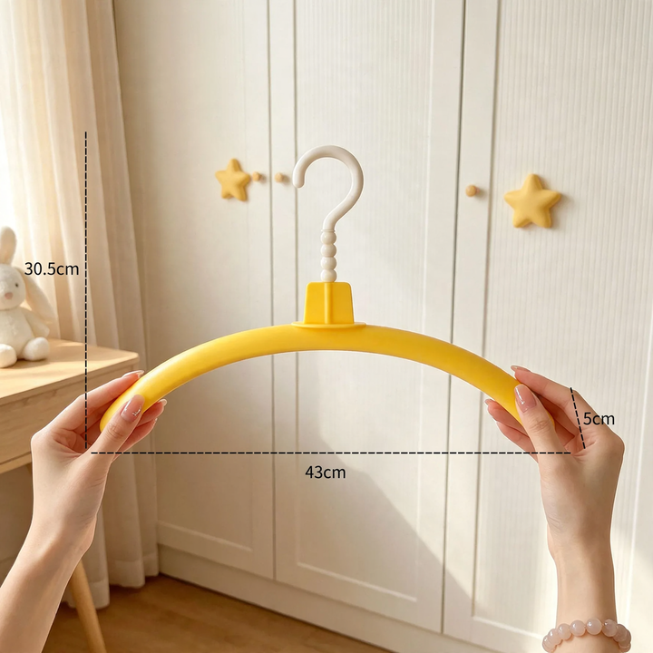 Mushroom coat hangers for children, ABS plastic