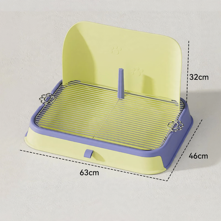Dog toilet with drawer, PVC