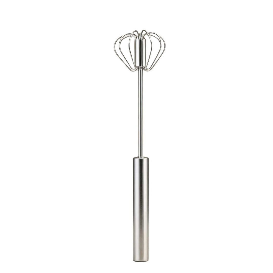 Half-automatic whisk made of stainless steel