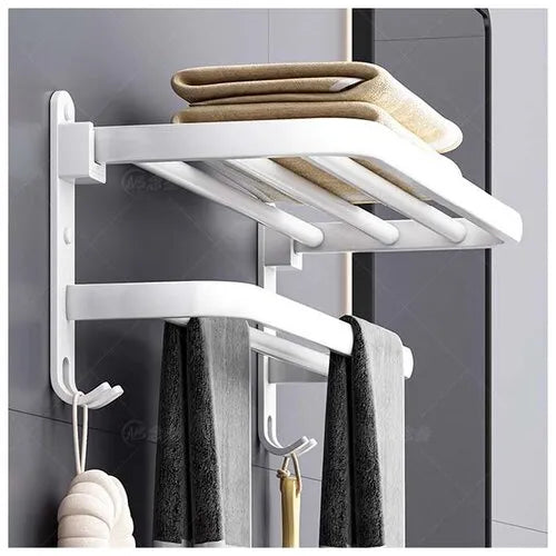 Towel holder with suction cups | Easy installation, secure hold | Stornfield