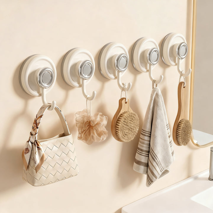 Suction cup hooks for bathroom and kitchen