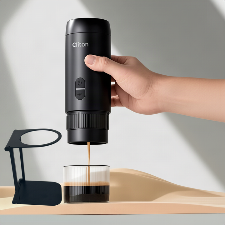 Espresso machine, portable, semi-automatic