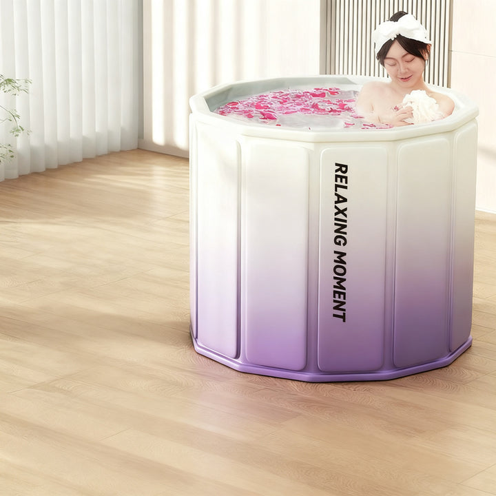 Foldable PVC Bathtub for Adults