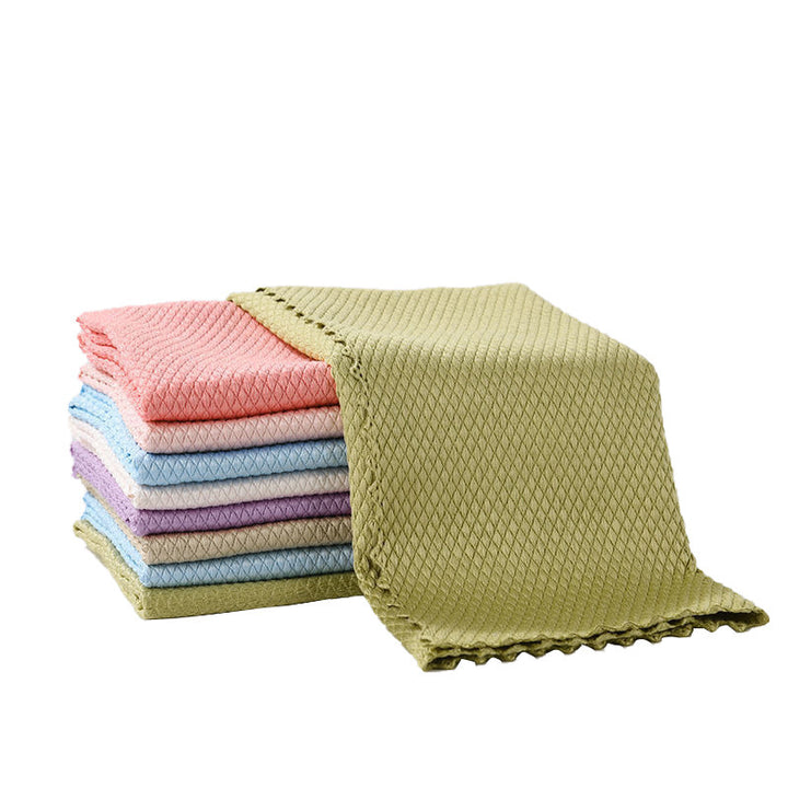 Microfiber cleaning cloths, 4-piece set
