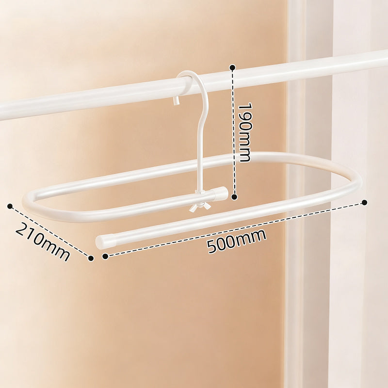 Clothes dryer spiral-shaped, round or oval