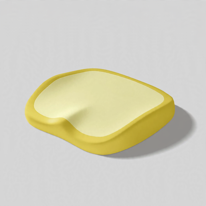 Seat cushion with back support made of memory foam