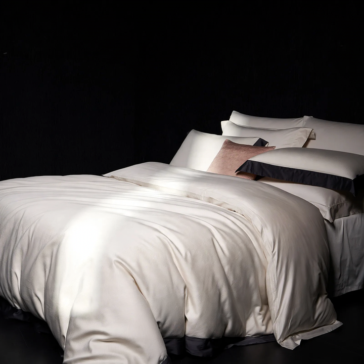 Bedding made of long-staple cotton, 4-piece