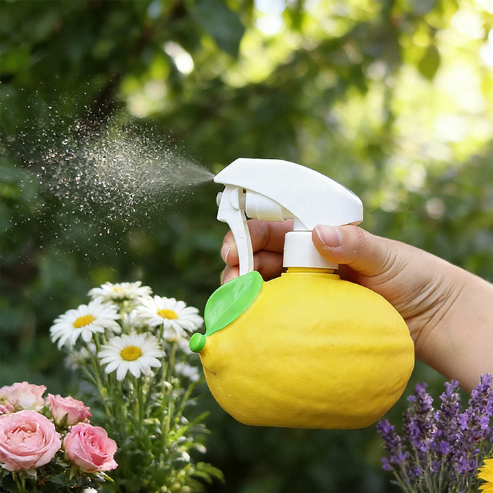 Lemon-shaped spray bottle, 200 ml, hand pump