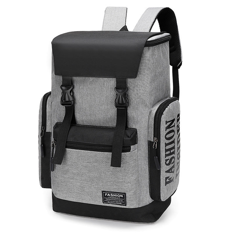 Men's canvas backpack, up to 16-inch laptop, breathable