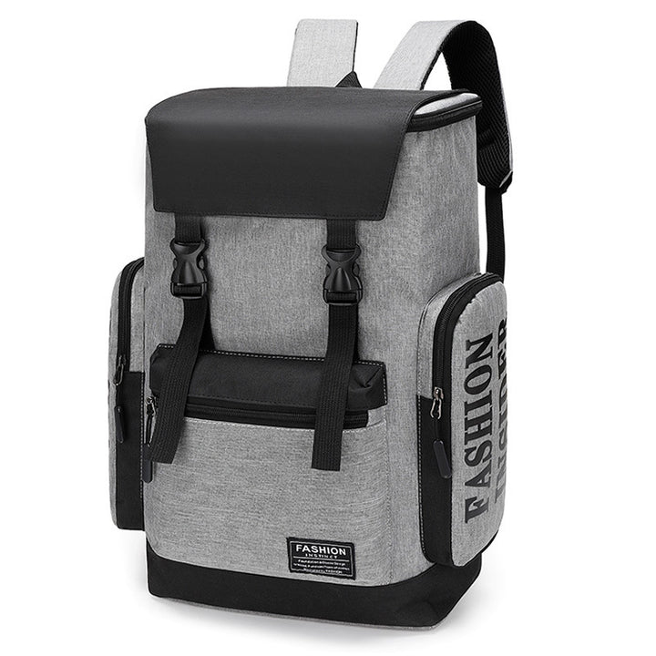 Men's canvas backpack, up to 16-inch laptop, breathable