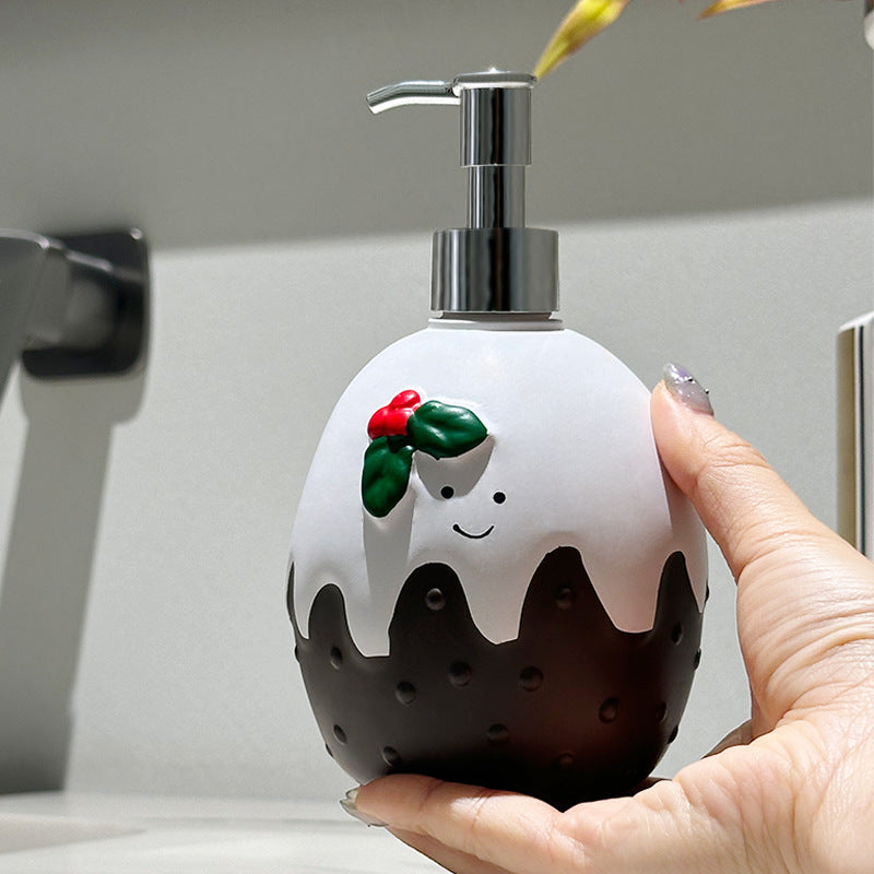 Cartoon-Pump Bottle with Egg Design