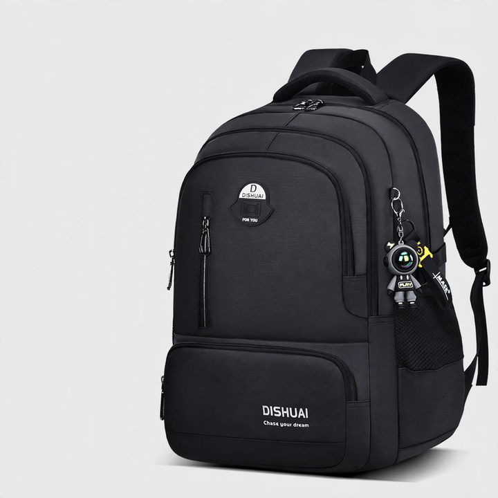 School backpack with roll-top closure, large