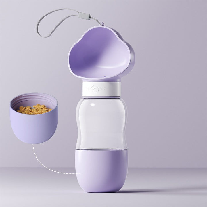 Portable drinking bottle for pets