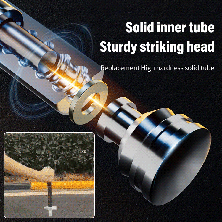 Automatically extendable steel striking stick | Stornfield