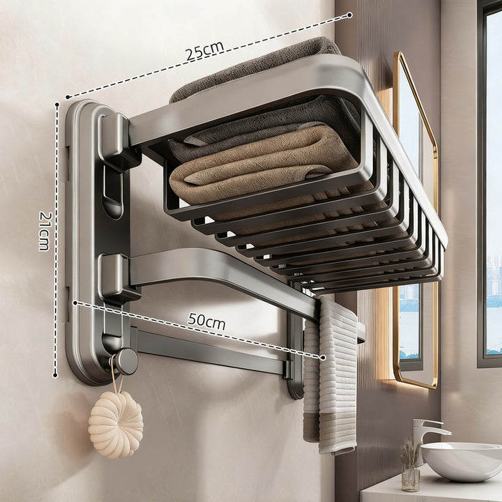Towel holder with suction cup for bathroom