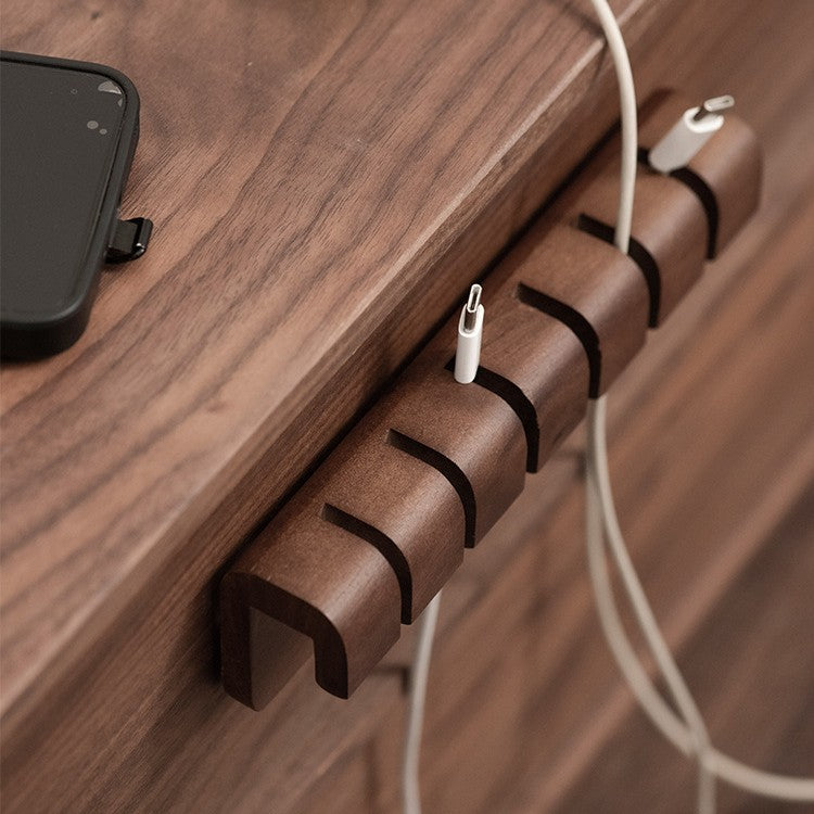 Wooden cable organizer, model K009