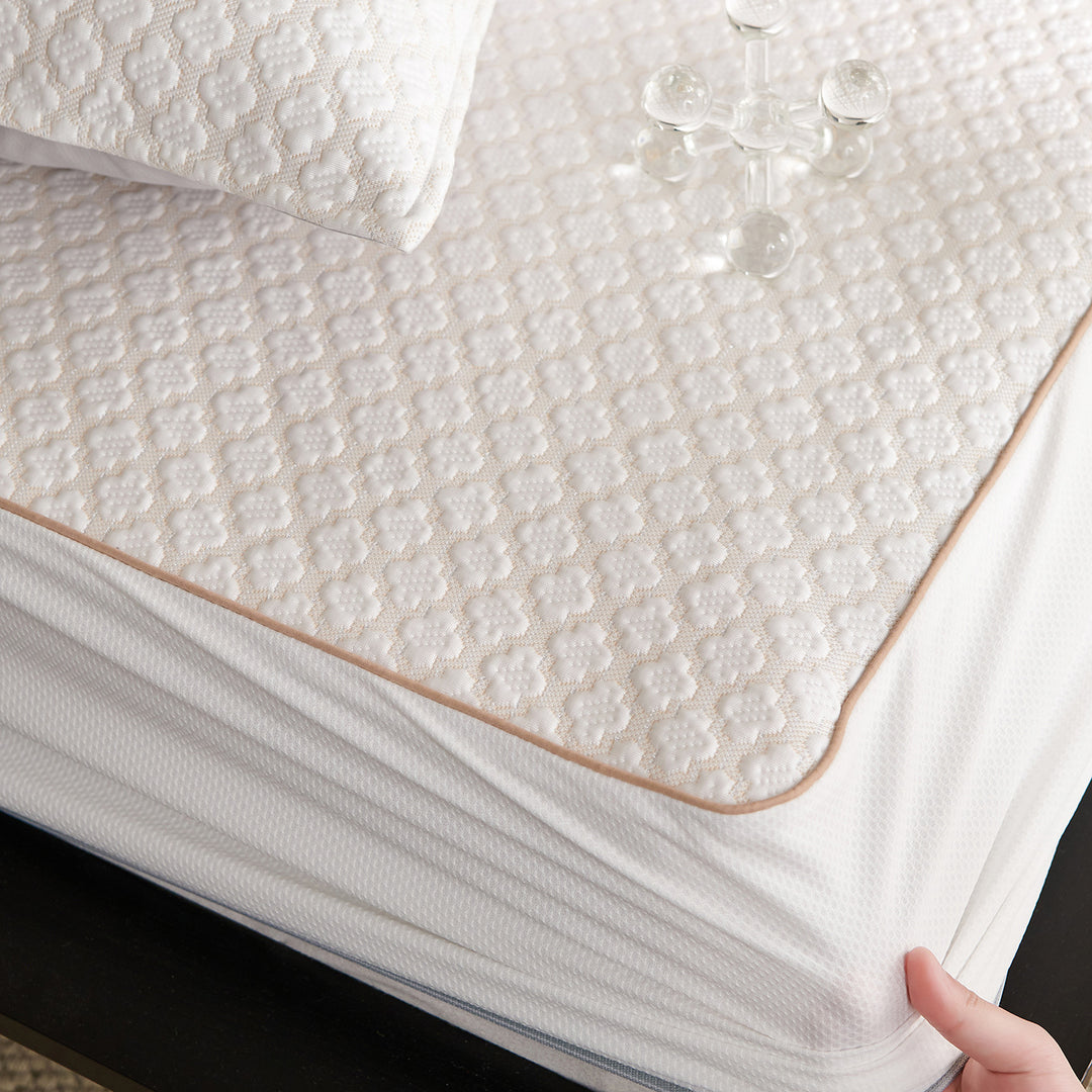 Cooling mat made of ice mat and rattan, 150×200 or 180×200 cm