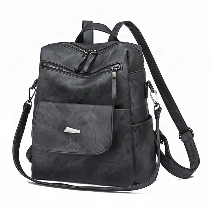 Women’s backpack made of PU, large capacity