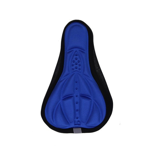 Bicycle seat cover with 3D padding