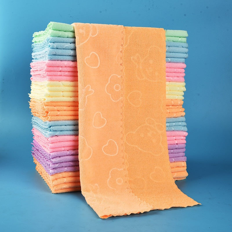 Microfiber towel, multiple colors