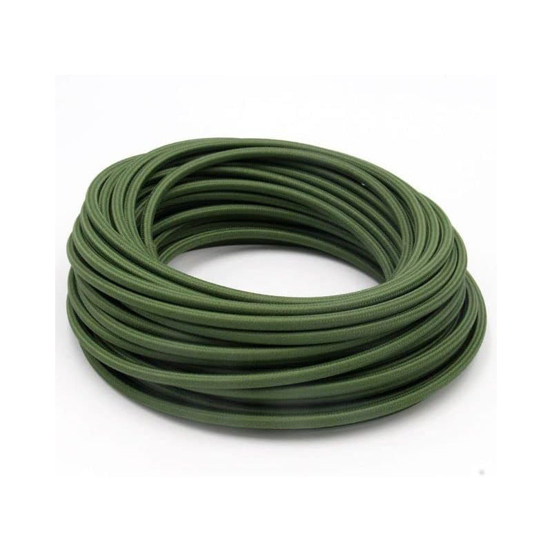 Textile-encased power cable 2×0.75 mm²