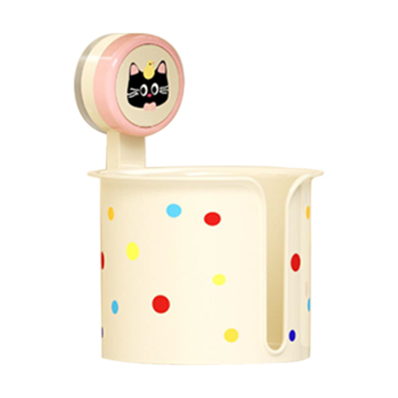 Suction Cup Paper Towel Holder, multicolored, wall-mounted