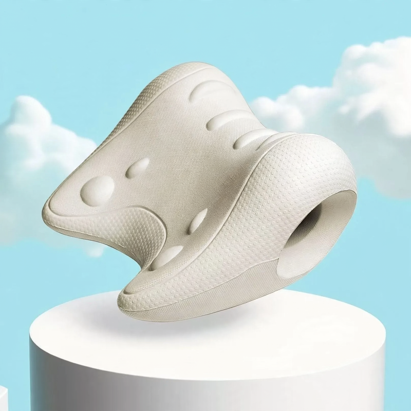 Neck massage pillow with air pressure kneading massage