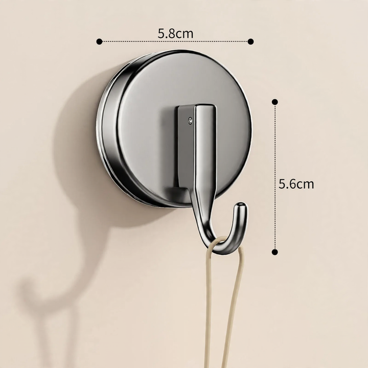 Suction cup hooks, set of 4, plastic
