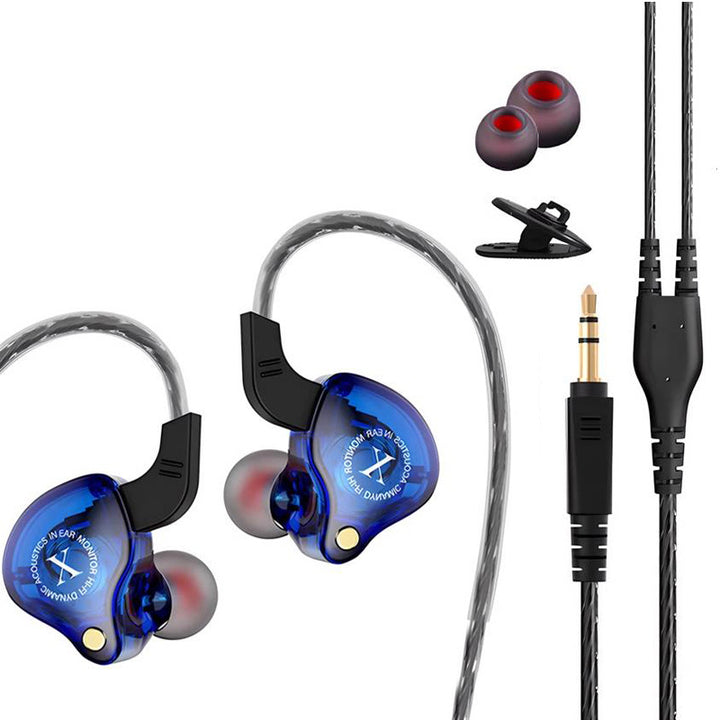 In-ear headphones with silicone ear tips, 3.5 mm jack