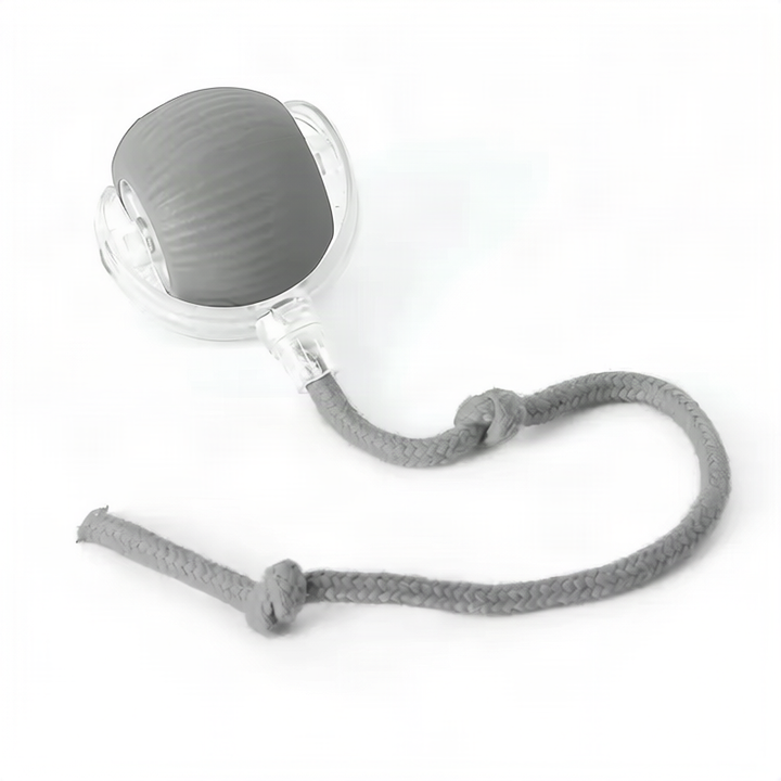Interactive play ball for cats made of silicone