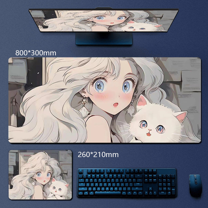 XXL Gaming Mousepad with Anime Design
