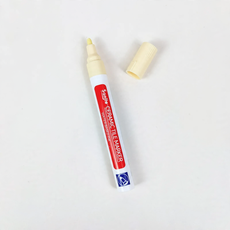 Grout pen for ceramic tiles in various colors
