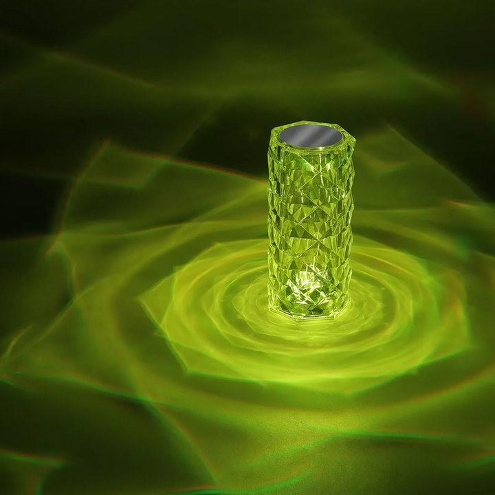 LED crystal light with color change and remote control