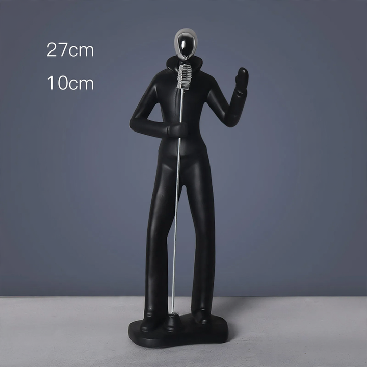 Sport figure made of resin, European style