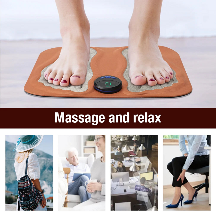 3D-Foot Massager Pad | Pain Relief for Tired Feet in Seconds – Convenient from Home | Stornfield