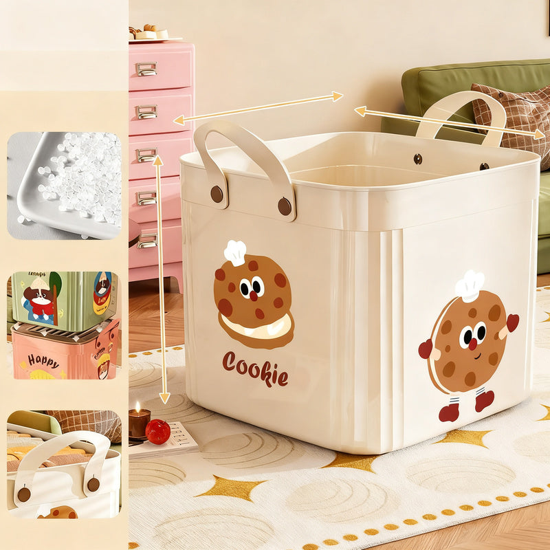 Storage box made of PP plastic, flat