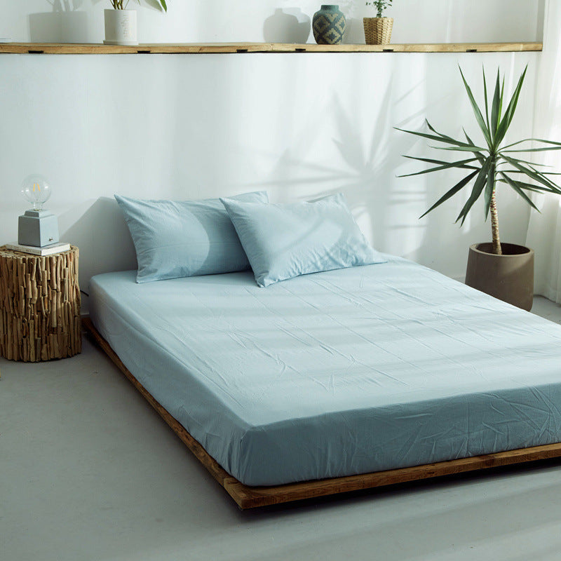 Cotton fitted sheet, 1.8 m bed