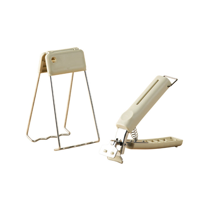 Heat protection tongs for bowls and plates