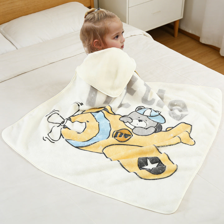 Baby blanket made of coral fleece, 80×80 cm