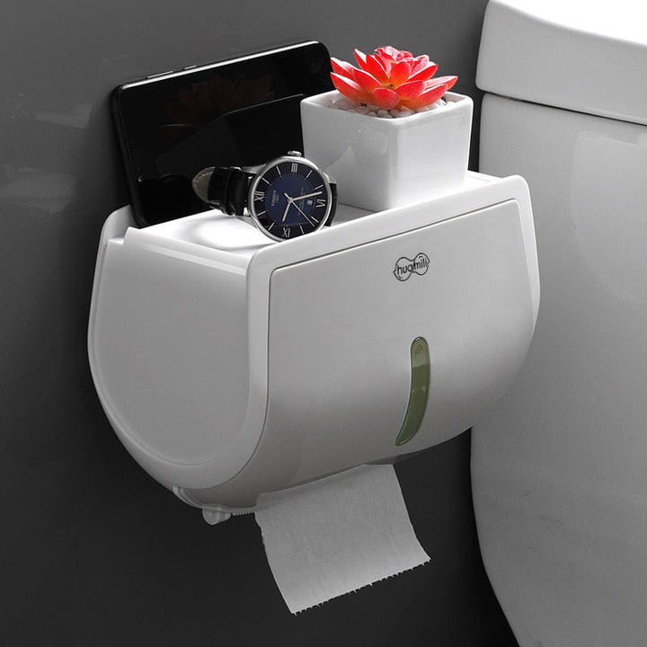 Waterproof toilet paper box, plastic, A1912