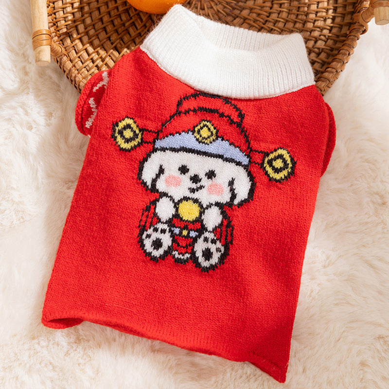 Pet knit sweater, Autumn and Winter