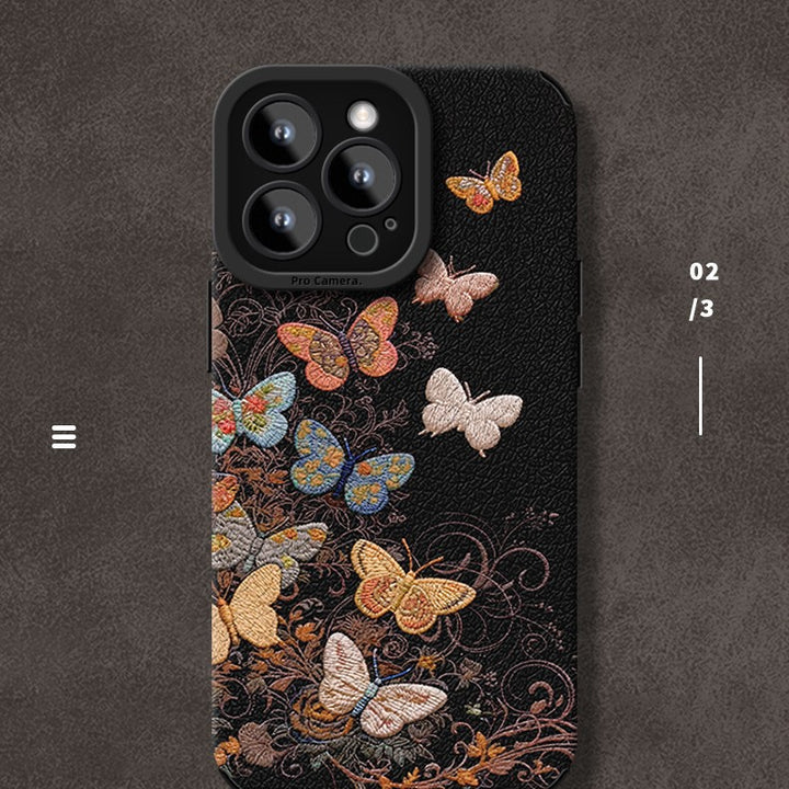 Leather smartphone case