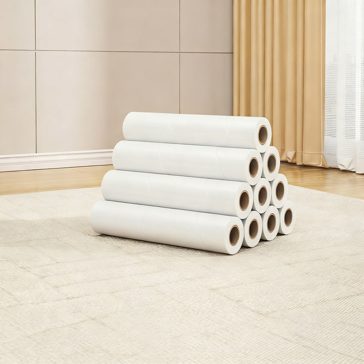 Lint roller with extendable handle