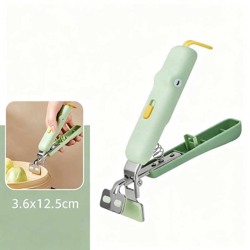 Heat protection tongs for bowls and plates