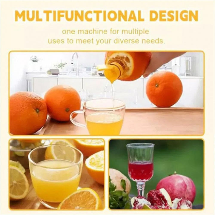 Portable juicer with glass jug