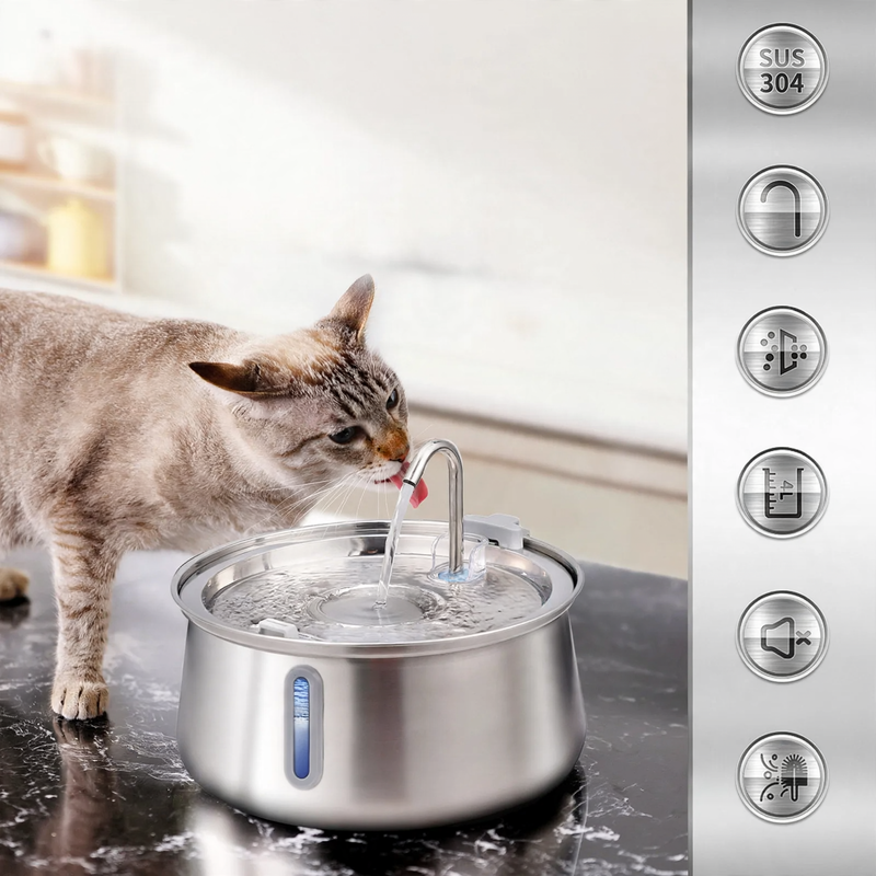 Automatic drinking fountain for cats and dogs, 4 L