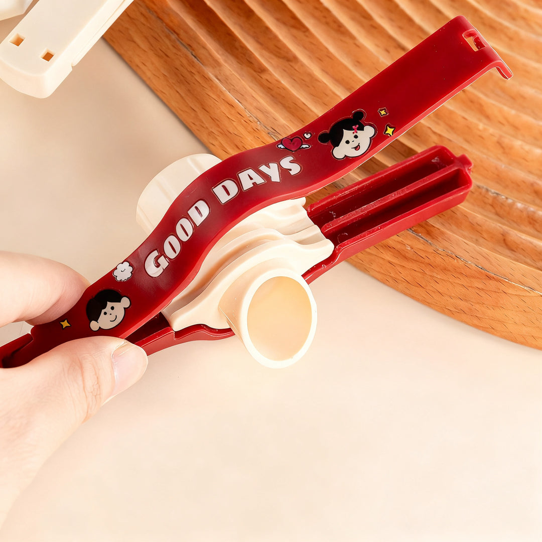 Food closure clips with leak protection