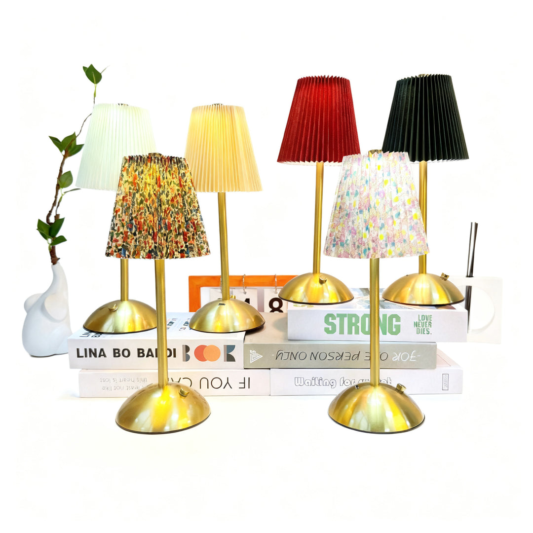 Fabric table lamp with touch switch, 12 model