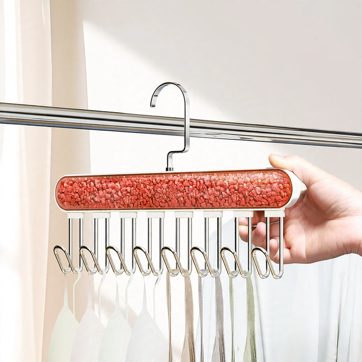 Stainless steel hanger with aroma diffuser