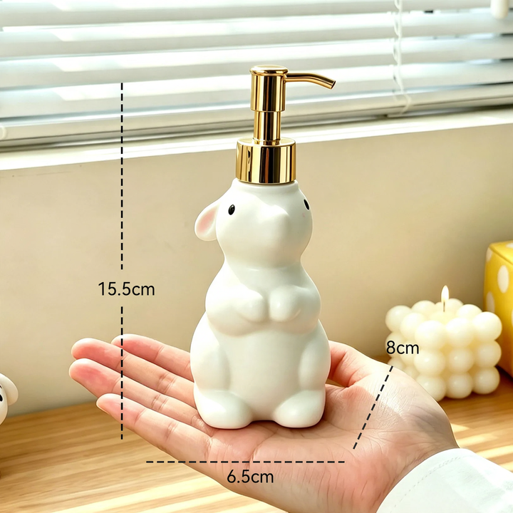 Cute Bunny Pump Bottle, 200 ml